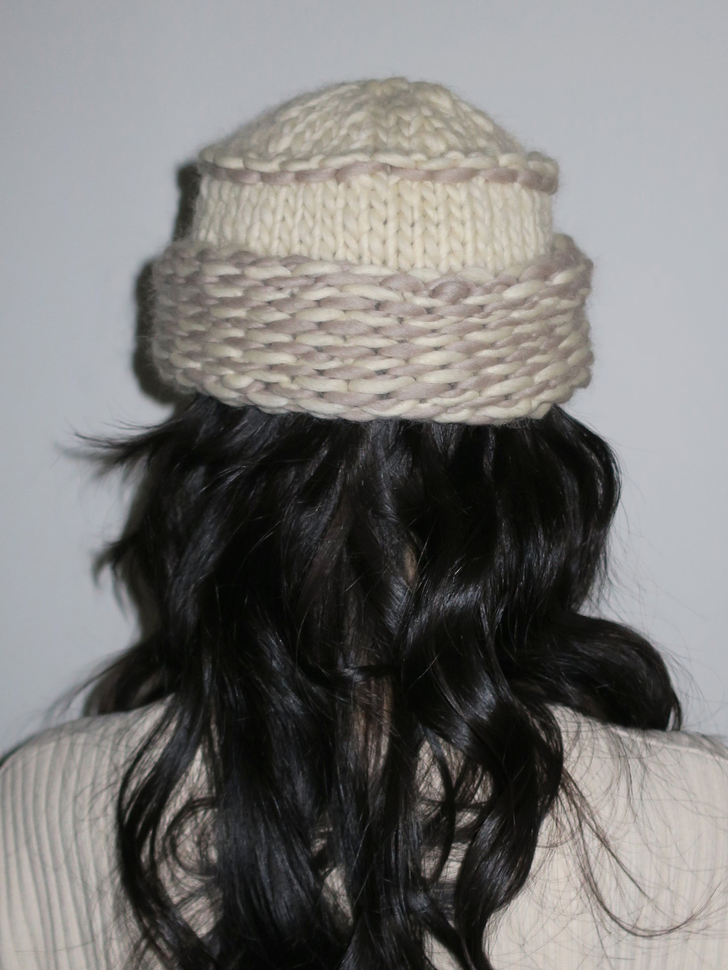 Bulky Hat- Linen/Taupe