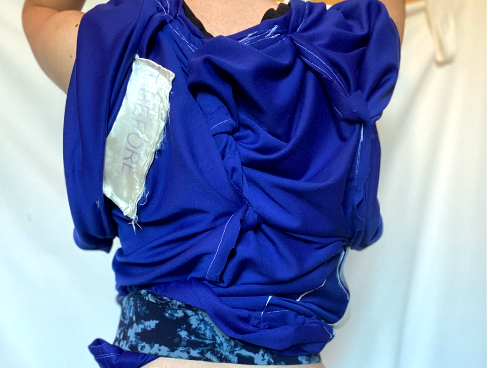 Amethyst Scrunch Text Vest