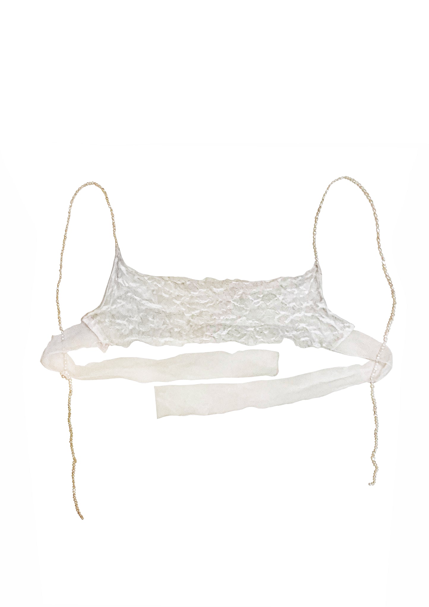 Distressed bra