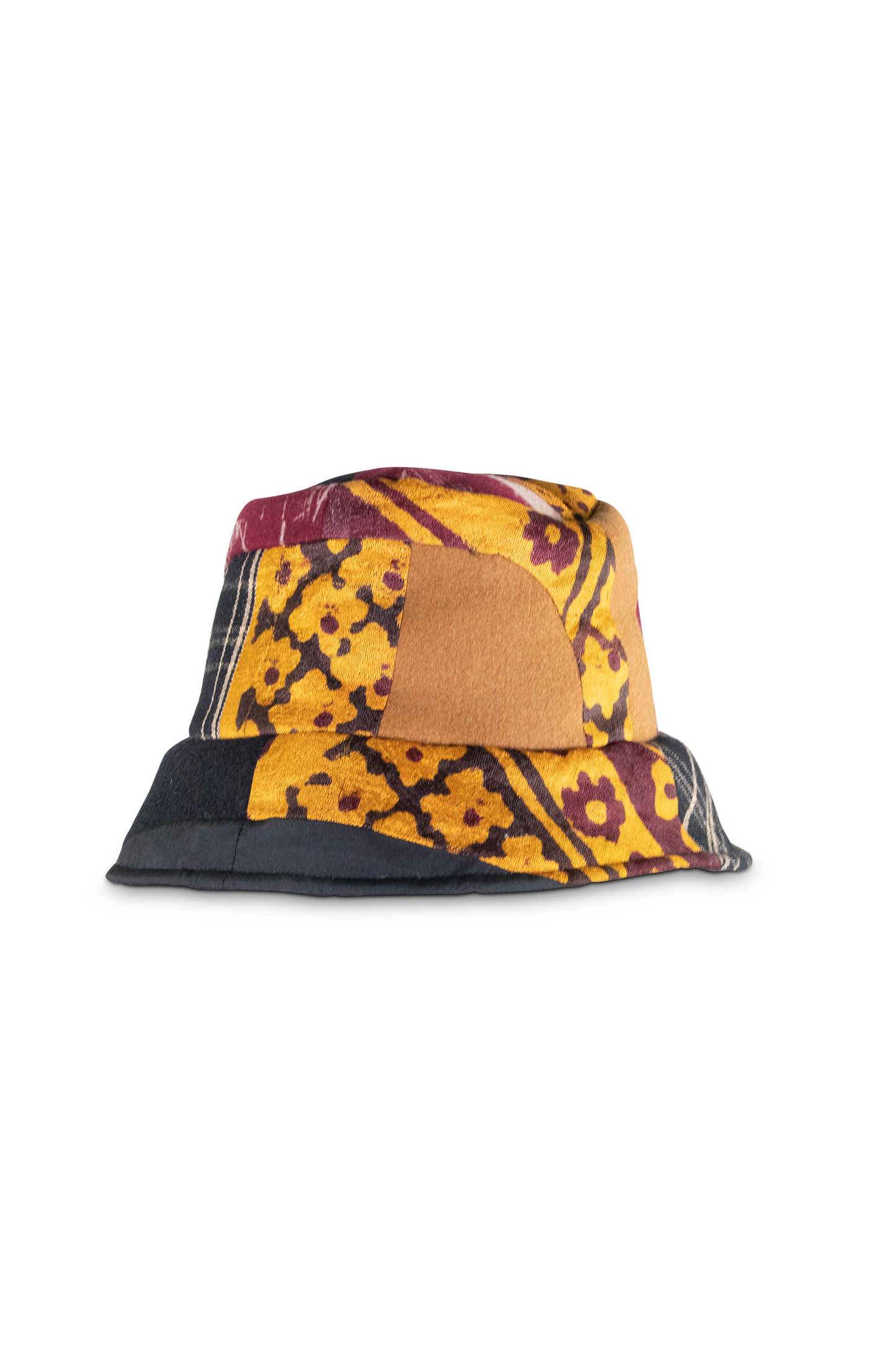 Velvet heavy bucket hat - Gold