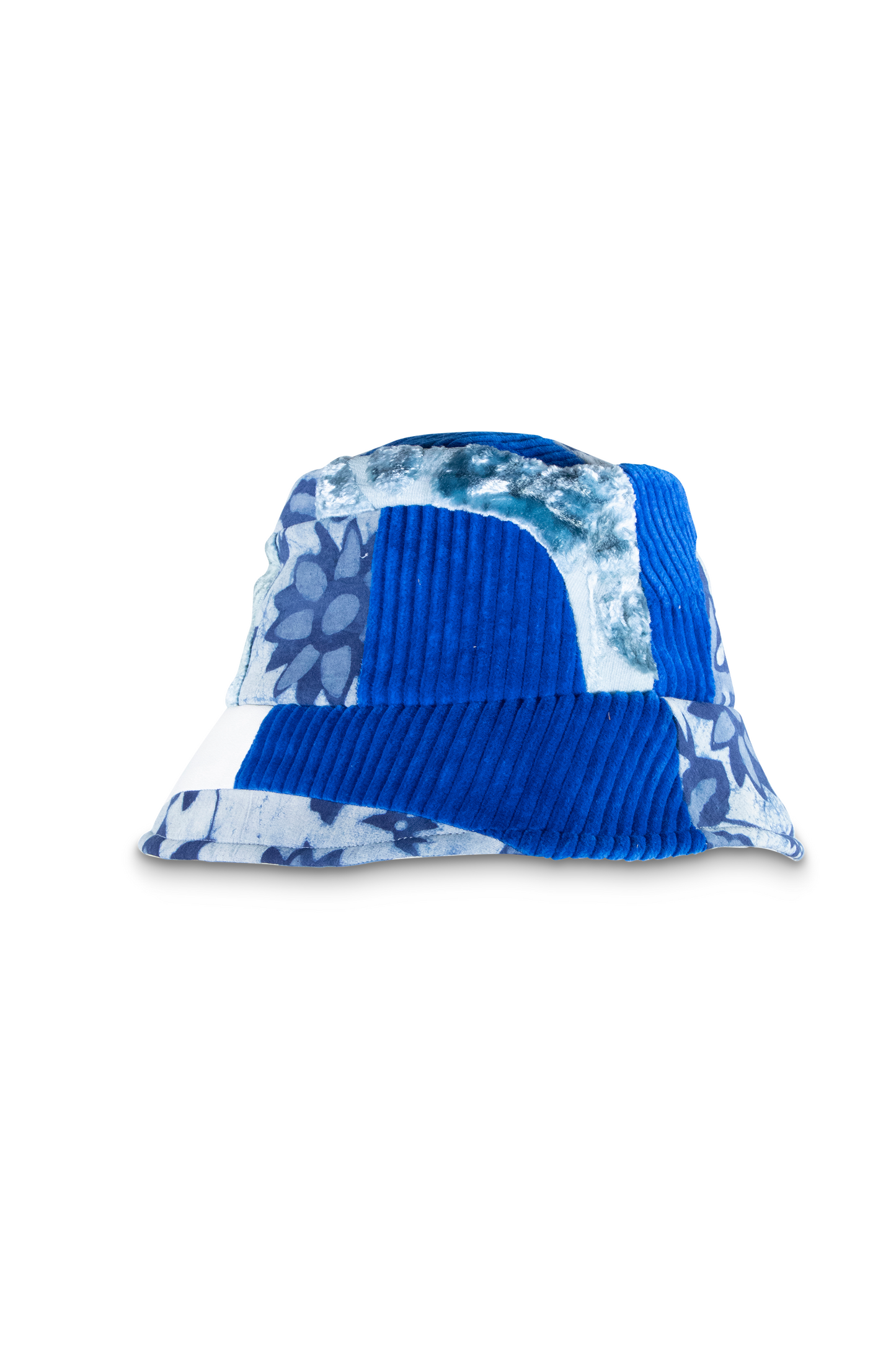 Velvet bucket hat - blue