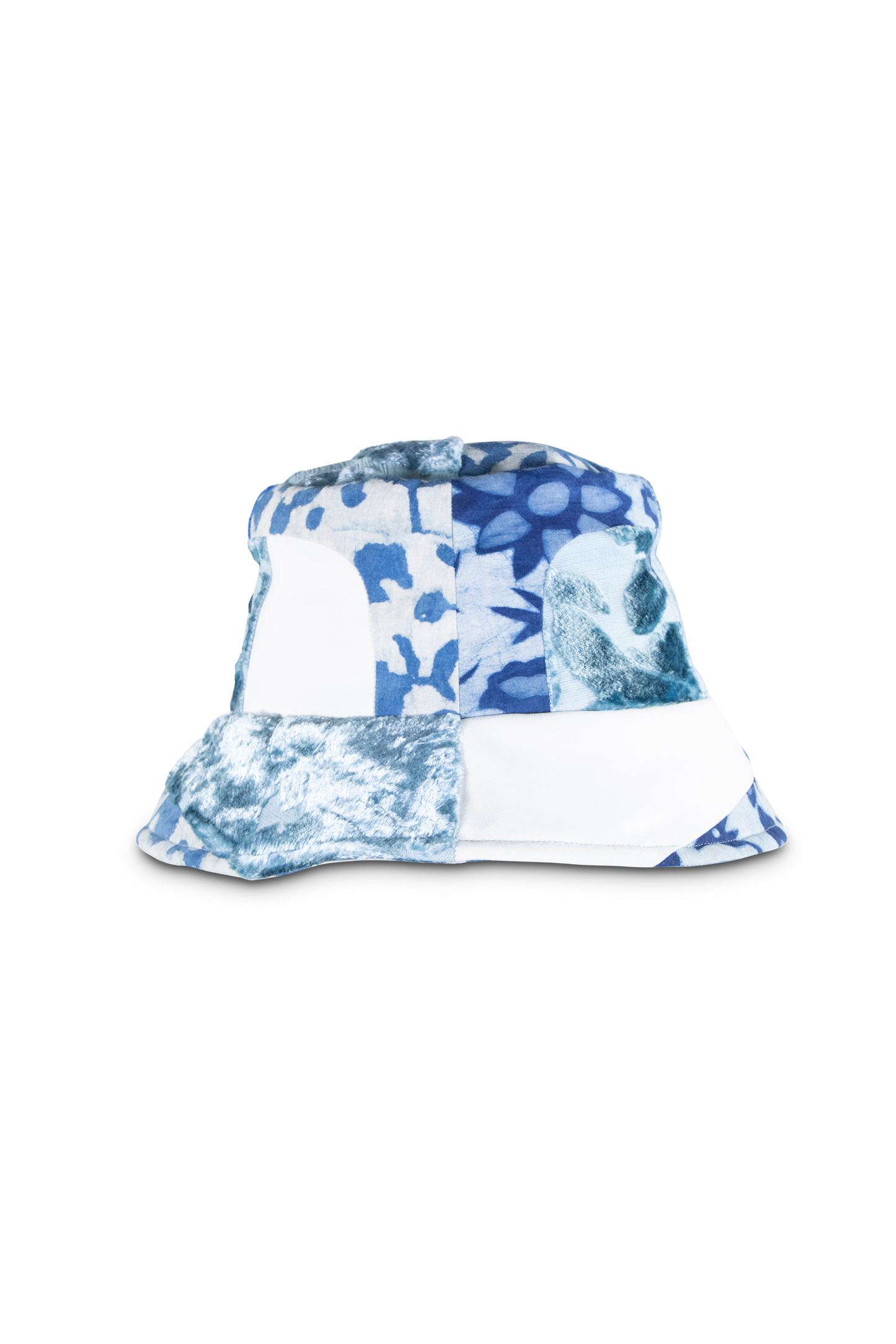 Velvet bucket hat - blue
