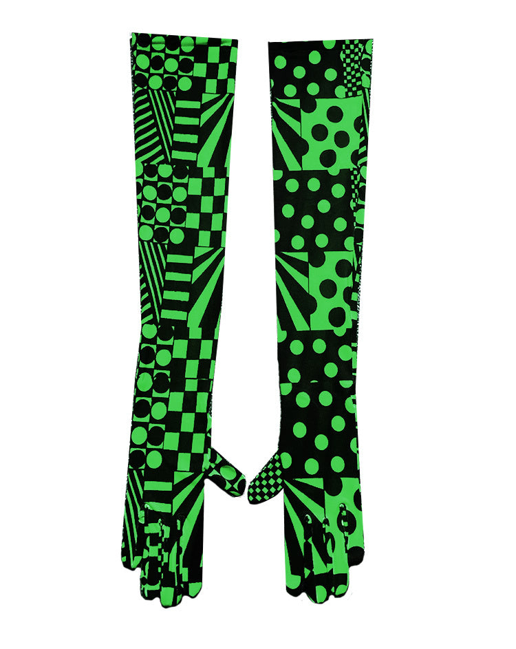Green Sharpie Gloves