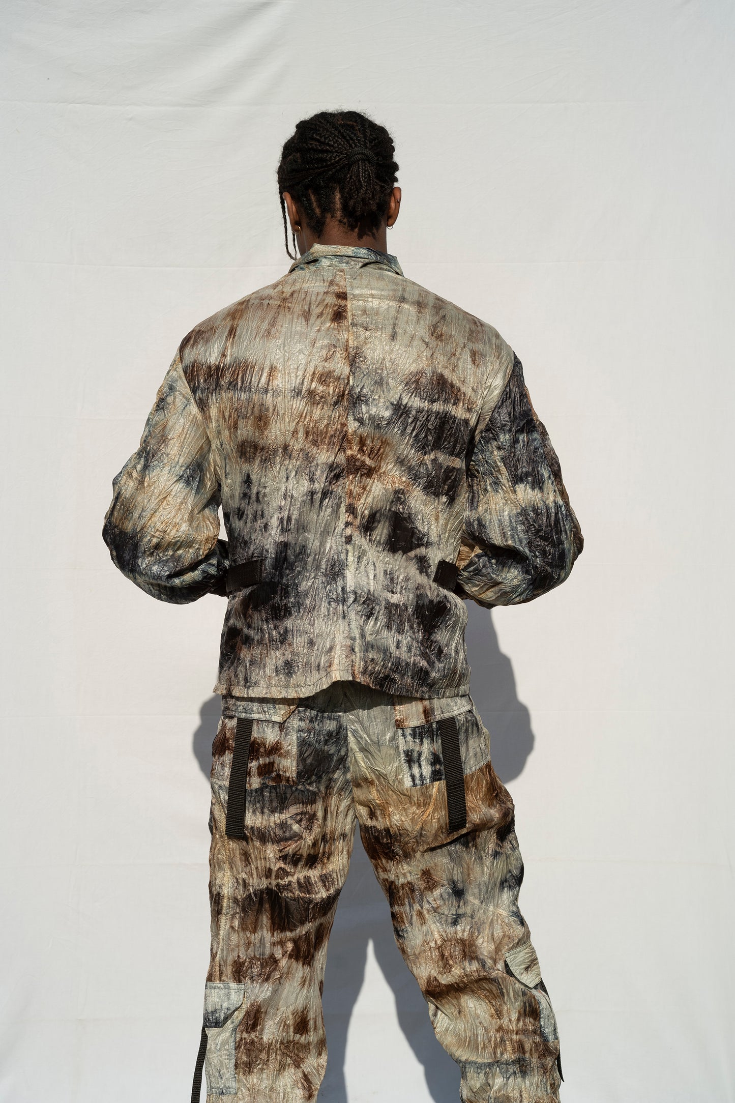 Batik parachute “name” Jacket