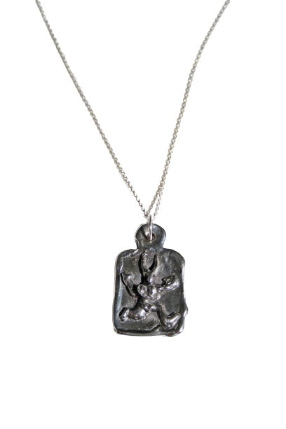 Sterling silver deals baphomet pendant