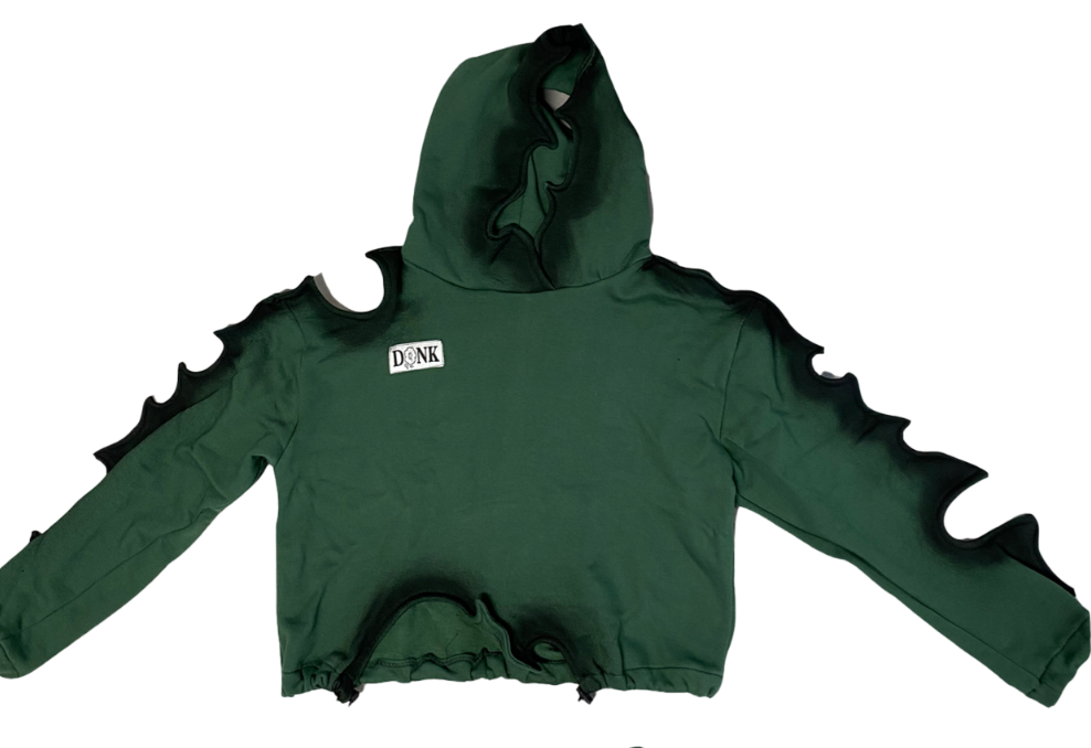 NRG Cut Out Crop Hoodie and Skirt