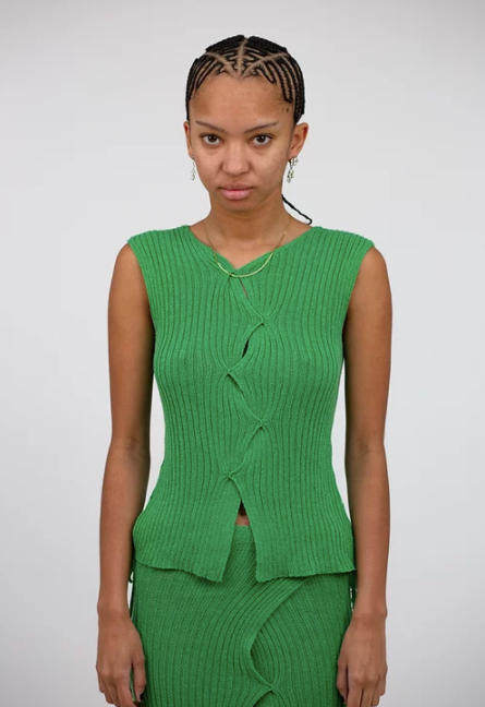 Ribbed top - Green