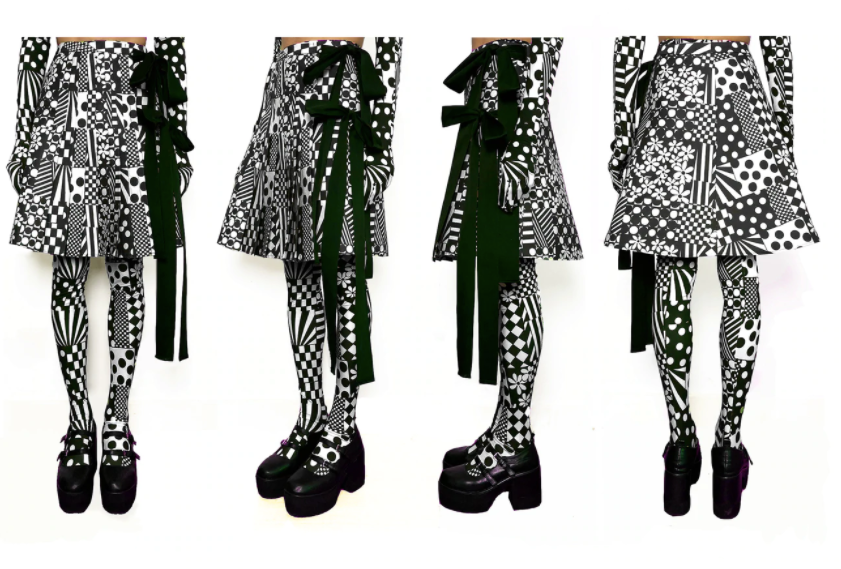 Sharpie kilt - Red, Green or Black & White