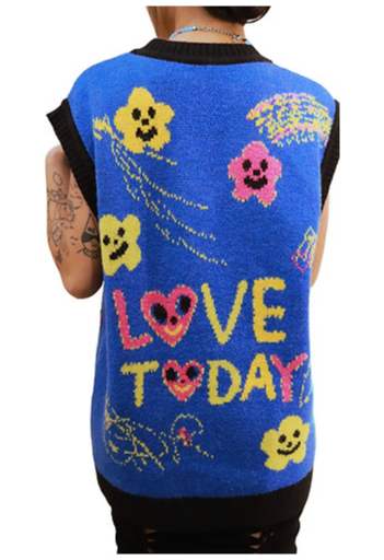 Butterfly Knit Vest - ISCREAMCOLOUR X SAMUDAY