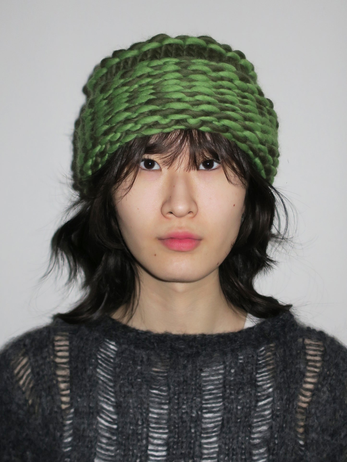 Bulky Hat - Olive/Green