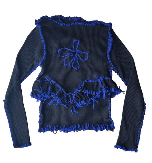 Flower Embroidered Top
