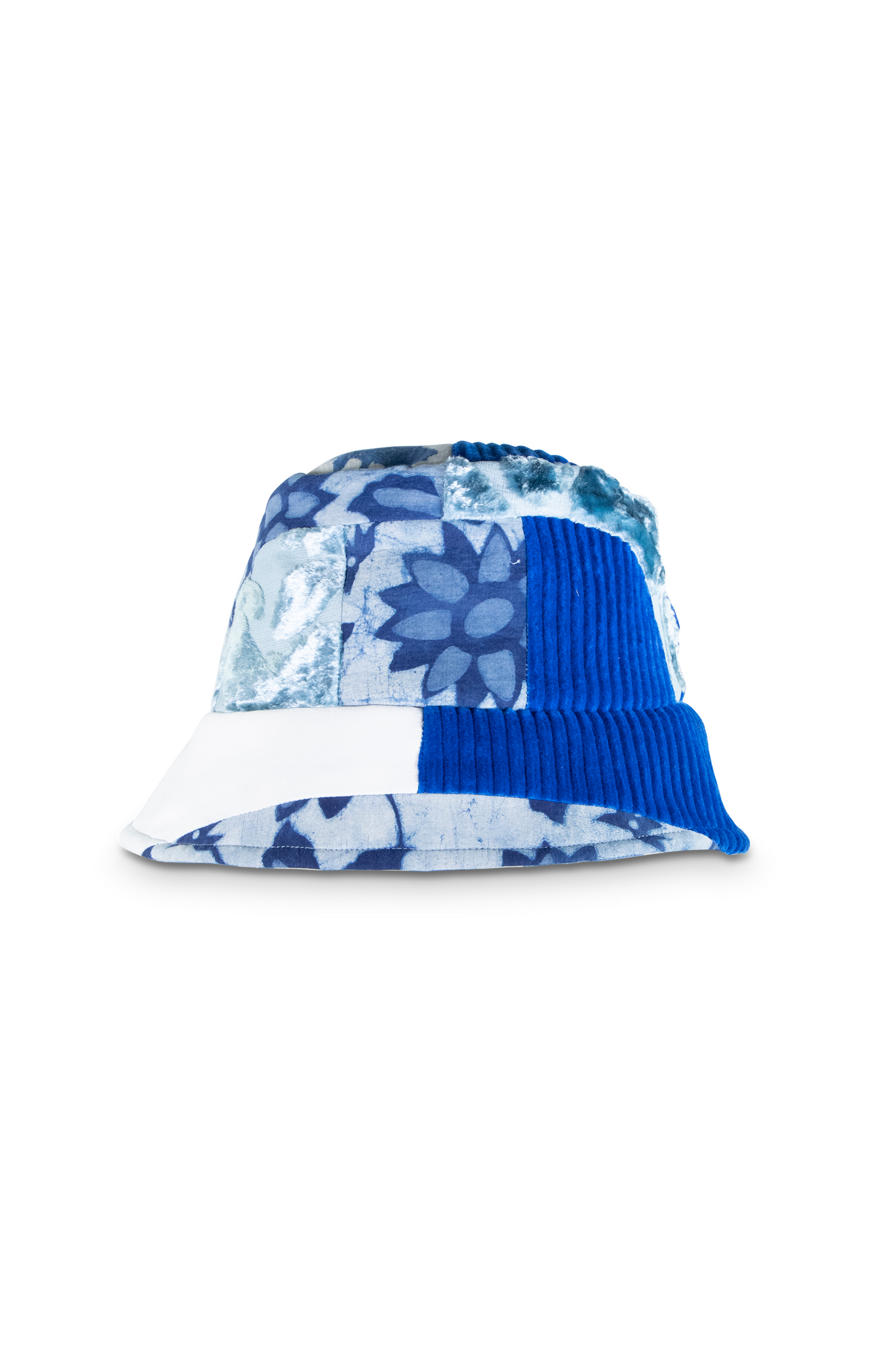 Velvet bucket hat - blue