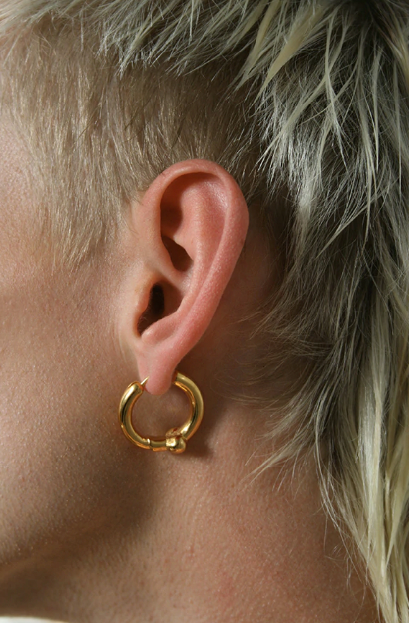 Cock Earring - Silver