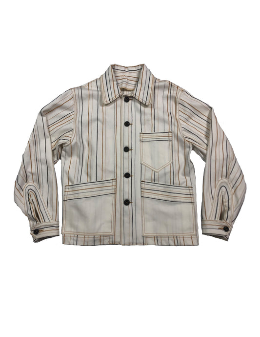 Chainstitch Stripe Chore Jacket